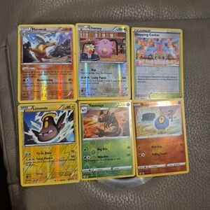 Pokemon Card Collection - Yellow, Blue, Red, Green